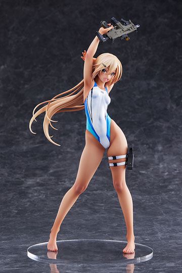 Arms Note PVC Statue 1/7 Kouhai-chan of the Swim Club Blue Line Swimsuit  Ver. 29 cm