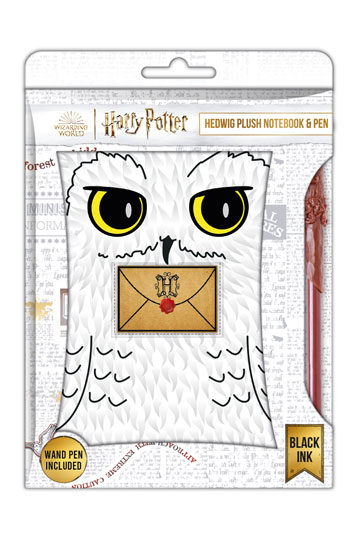 Harry Potter set bloc-notes peluche Hedwig (carton de 6)