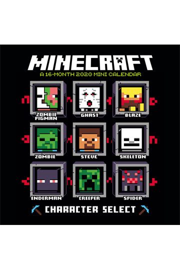 Minecraft Mini Calendar 2020 English Version