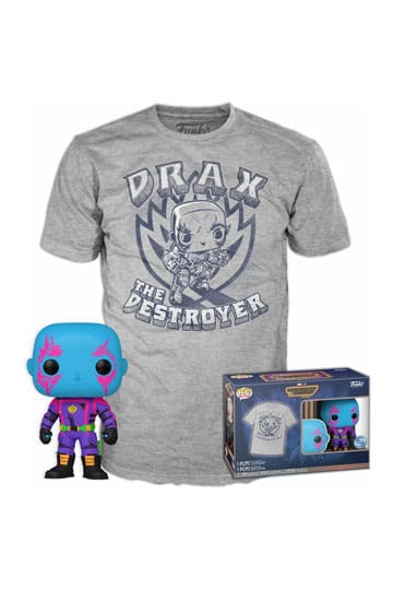 Funko POP & TEE: Marvel- Thanos (BKLT) - XL