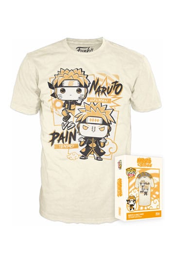 Naruto Boxed Tee T-Shirt Naruto v Pain
