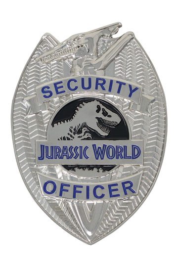 Jurassic World Limited Edition Replica Security Officer Badge