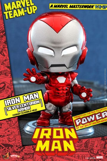 Funko Pop! Iron Man: Hall of Armor - Iron Man Model 8 Silver Centurion