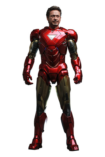 Iron Man 2 Figura Movie Masterpiece 1/6 Tony Stark (Mark V Suit Up Version)  Deluxe 31 cm