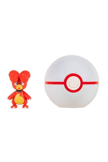 Pikachu et Honor Ball Figurine Clip'N'Go Pokémon Jouet - Pokemon
