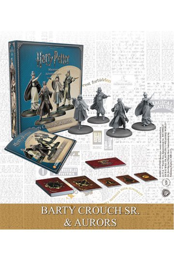 harry potter miniatures 35 mm 4 pack wizarding wars barty crouch sr aurors english - miniature fortnite 3d duo