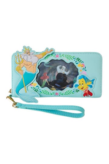 Loungefly Disney The Little Mermaid 30th Anniversary 2 Piece PVC Crossbody  Bag