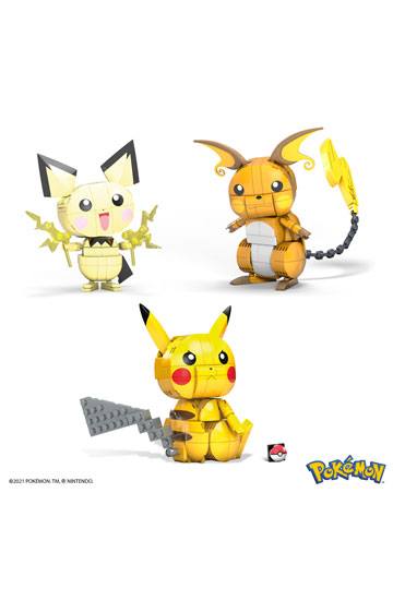 Bauset Evolution Trio Mega Builders Pokémon cm Pikachu Wonder Construx 13