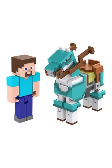 Minecraft Legends Action Figure 2-Pack, Creeper vs Piglin Bruiser, 3.25-In  Collectible Toys