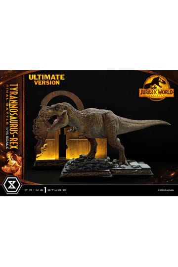 Prime 1 Studio: Tyrannosaurus Rex Final Battle Regular Version Jurassic  World Dominion Legacy Museum Collection 1/15 Statue by Prime 1 Studio