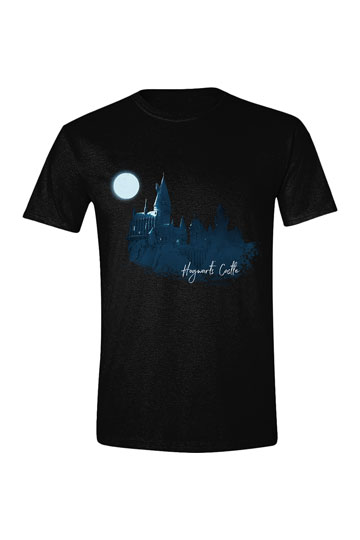 Harry Potter T-Shirt Moon Hogwarts Castle Painted