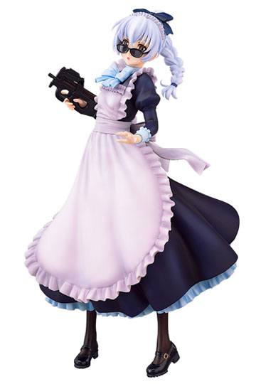 Full Metal Panic Invisible Victory Pvc Statue 1 7 Teletha Testarossa Maid Ver 24 Cm