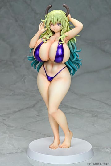 Miss Kobayashi s Dragon Maid PVC Statue 1 7 Lucoa Bikini Style 26 cm