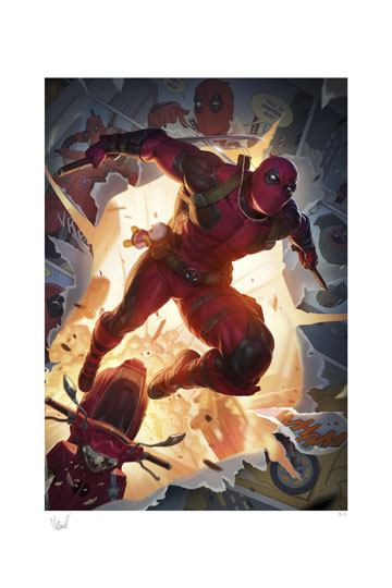 Marvel Kunstdruck Deadpool 46 x 61 cm - ungerahmt