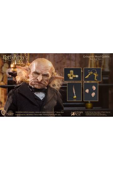 Harry Potter My Favourite Movie Action Figure 1 6 Gringotts Head Goblin 20 Cm