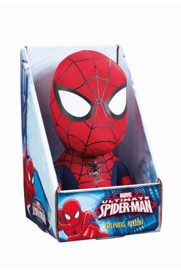 talking spiderman plush toy