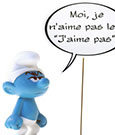 The Smurfs Tag-Athon Collectible Game Series Gouchy Smurf Single Figure  Neca