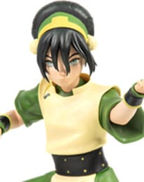 Toph from avatar: the last airbender in a rainy night