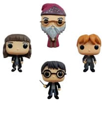 Harry Potter POP! Movies Vinyl Figure 4-Pack Holiday 9 cm