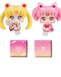 37cm Anime Sailor Moon Crystal Chibi Sailor Cosmos PVC Figure Model 14''  Statues