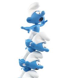 The Smurfs Tag-Athon Collectible Game Series Gouchy Smurf Single Figure  Neca