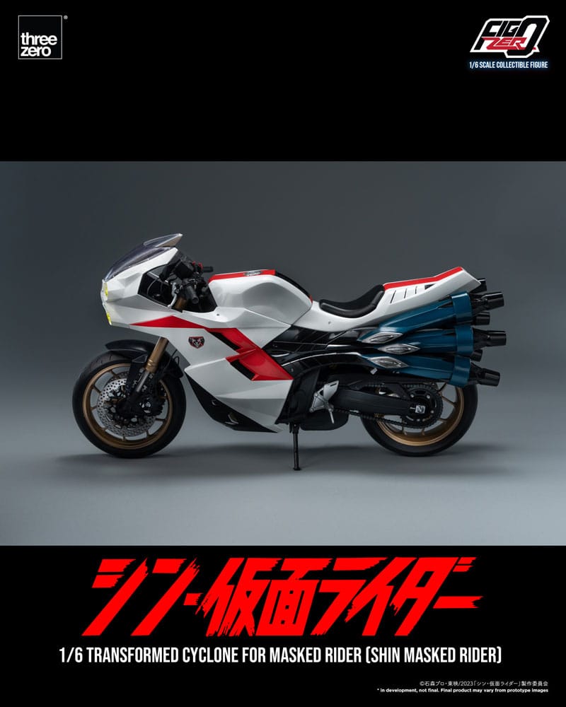 Kamen Rider FigZero Vehicle 1/6 Transformed Cyclone for Shin Masked Rider 35 cm