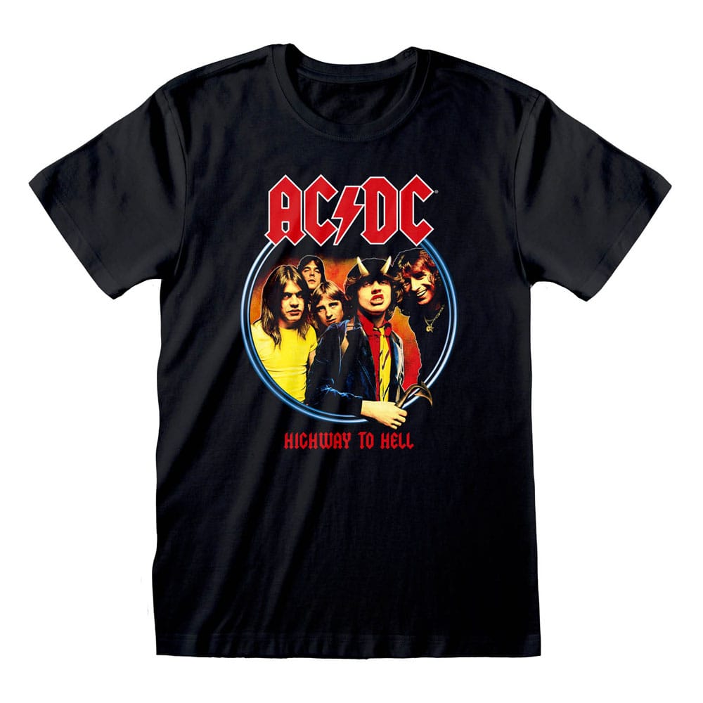 ACDC - Highway To Hell- T-Shirt Zwart -Maat L