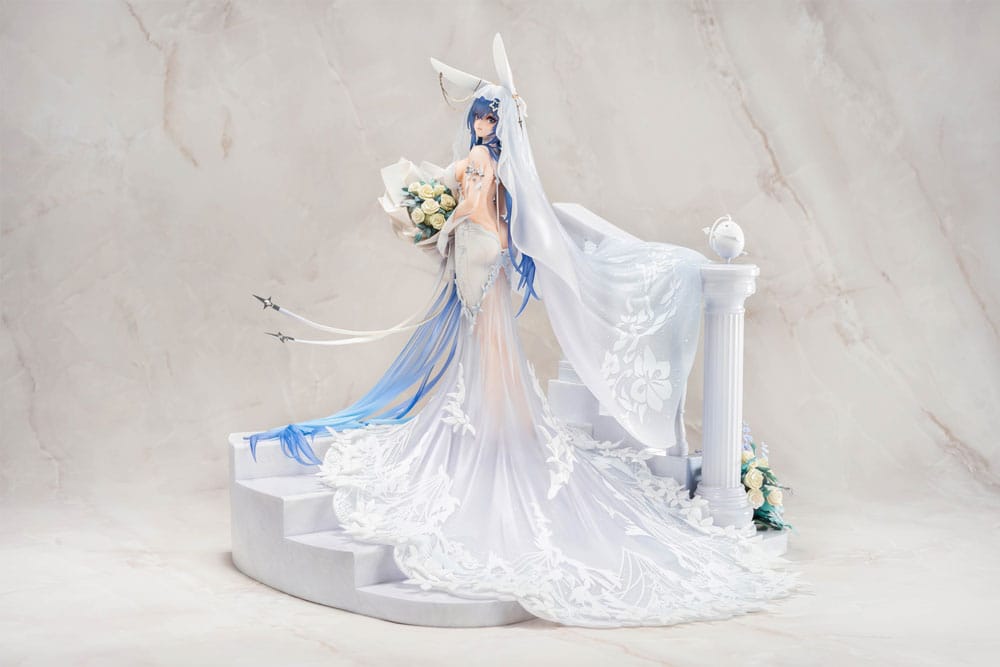 Azur Lane PVC Statue 1/7 New Jersey Snow-White Ceremony Ver. 35 cm