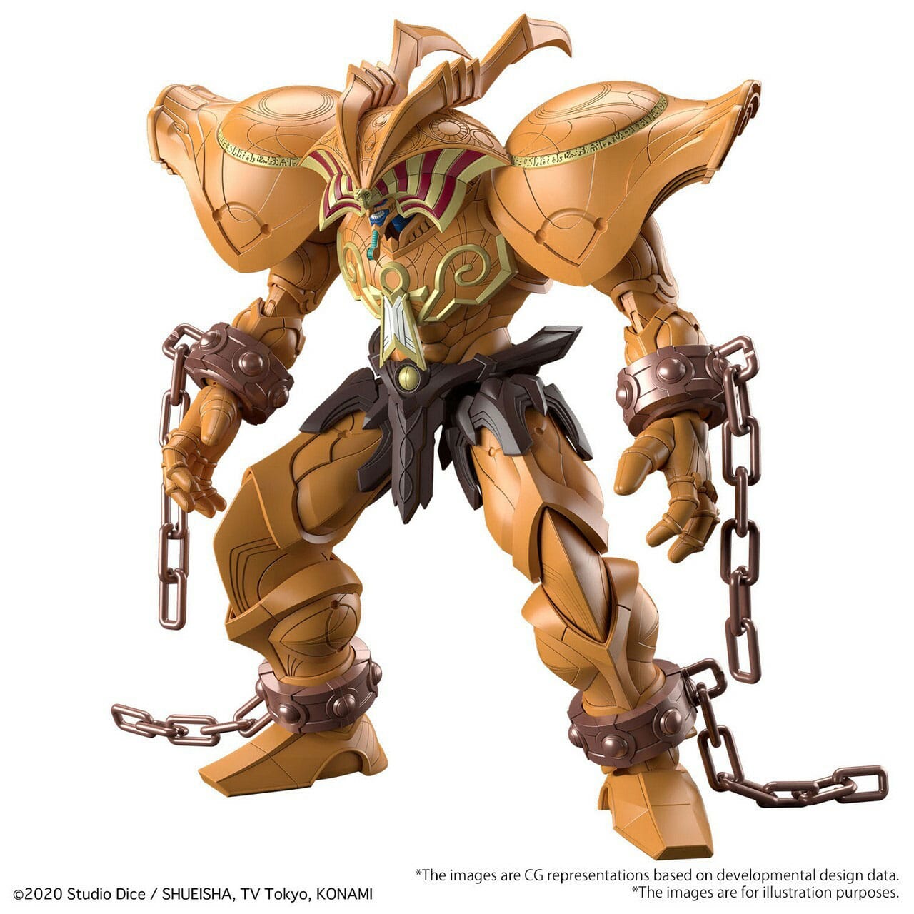 Yu-Gi-Oh Figure-Rise Standard Plastic Model Kit Amplified the Legendary Exodia Incarnate