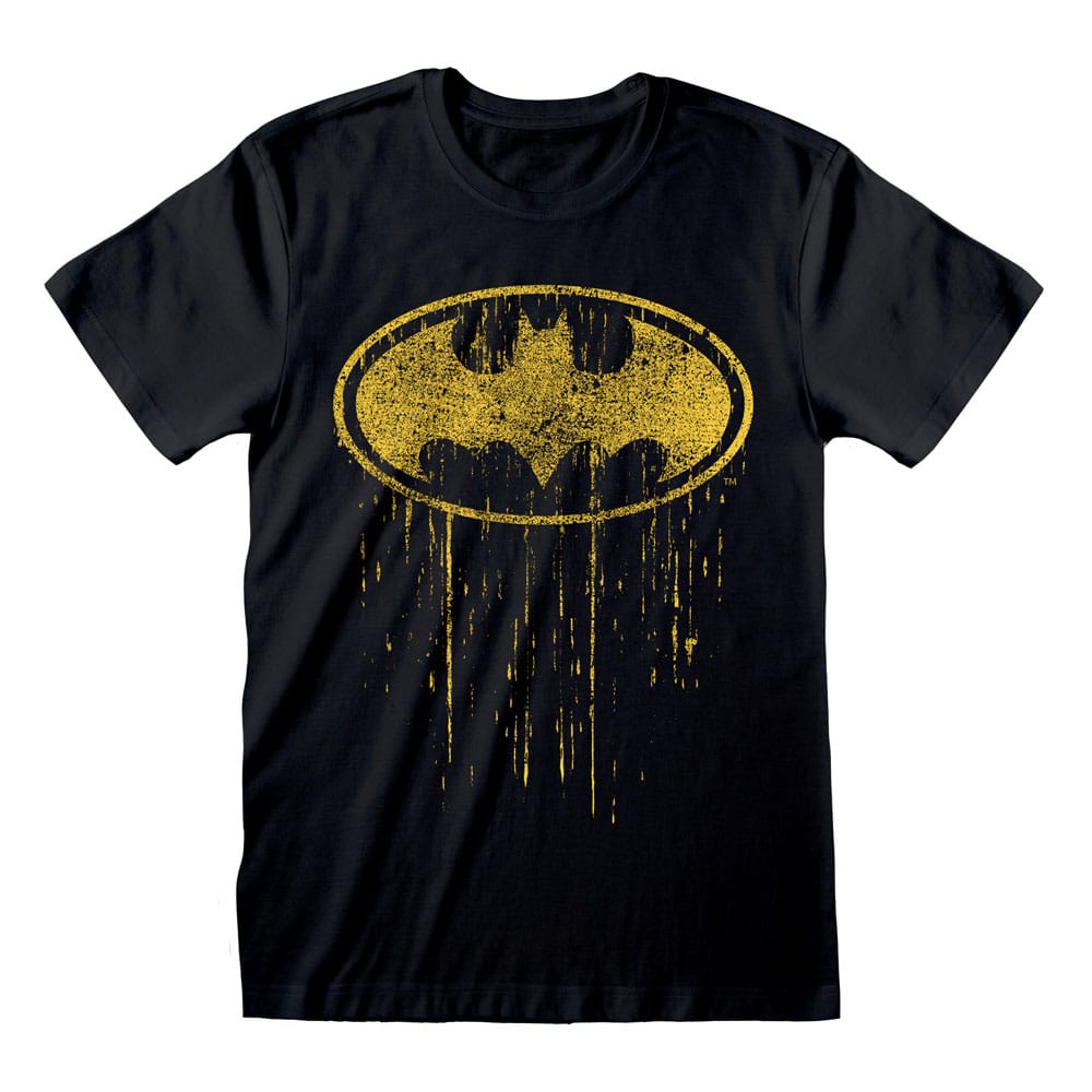 Batman T-Shirt Dripping Symbol Size XL