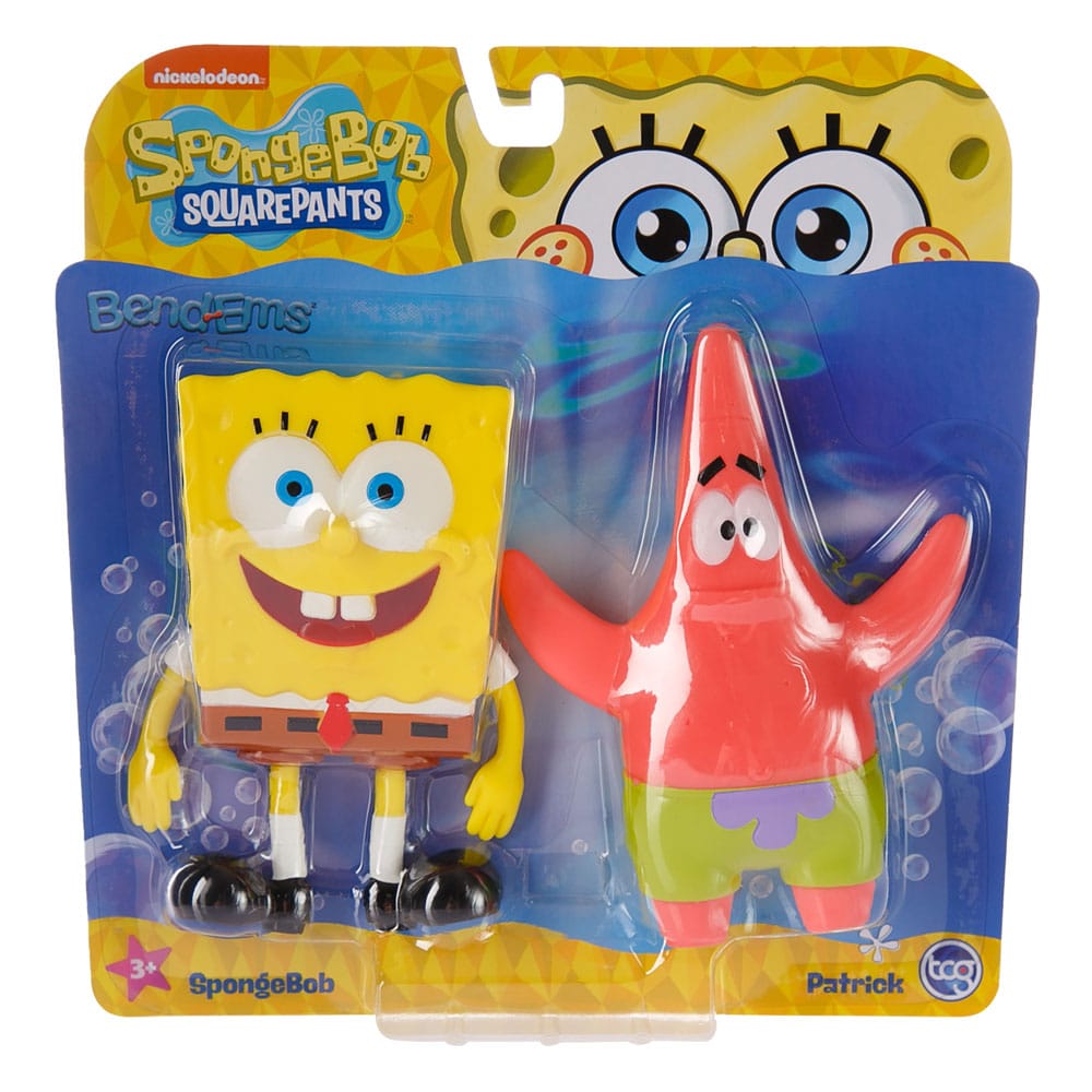 SpongeBob SquarePants Bend-Ems Action Figure 2-Pack SpongeBob & Patrick Star 15 cm