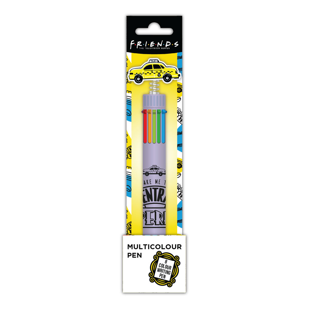 Friends - Tie-dye - Officieel gelicenseerde Central Perk Friends 8 kleurige Pen