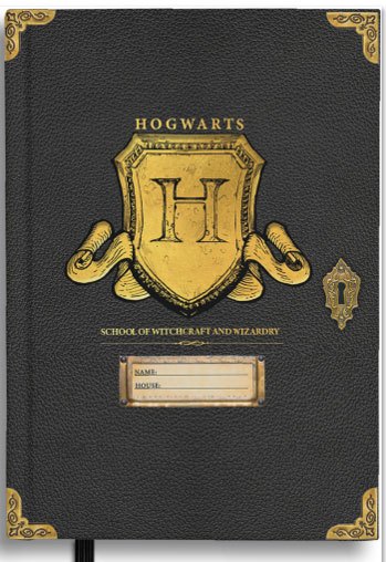 Blue Sky Studios Harry Potter Notitieboek A5 Hogwarts Shield Zwart