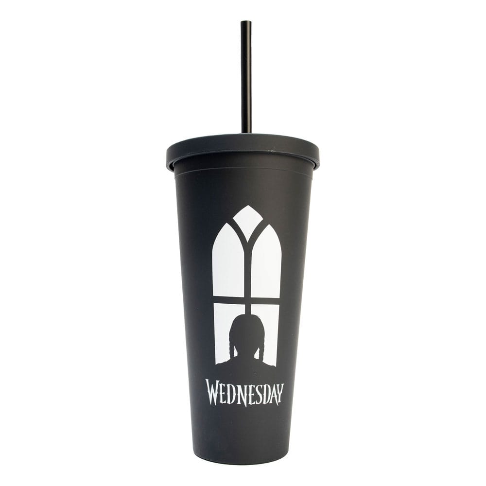 Wednesday Tumbler with Straws 485 ml