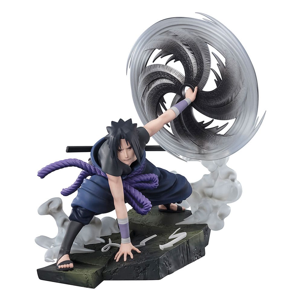 Naruto Shippuden FiguartsZERO Extra Battle PVC Statue Sasuke Uchiha -The Light & Dark of the Mangekyo Sharingan- 20 cm