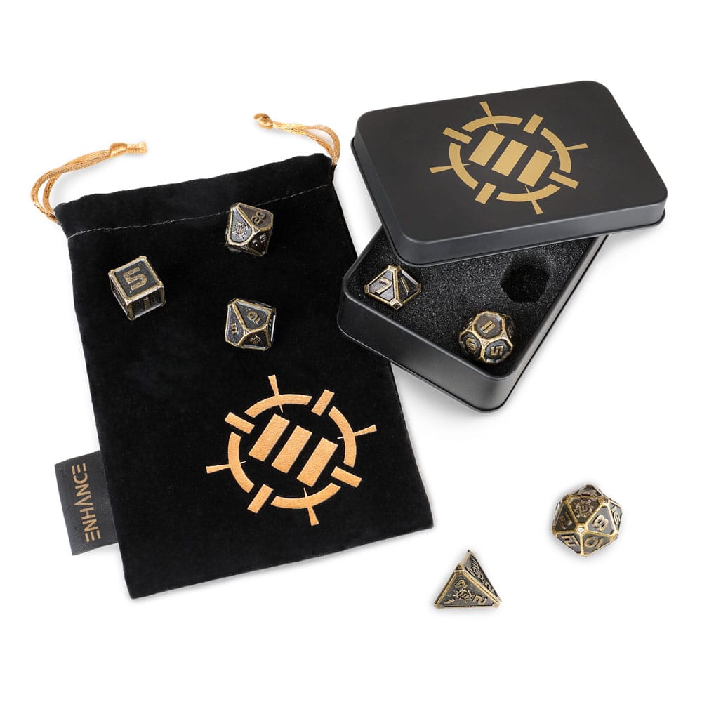 Metal RPG Dice Set