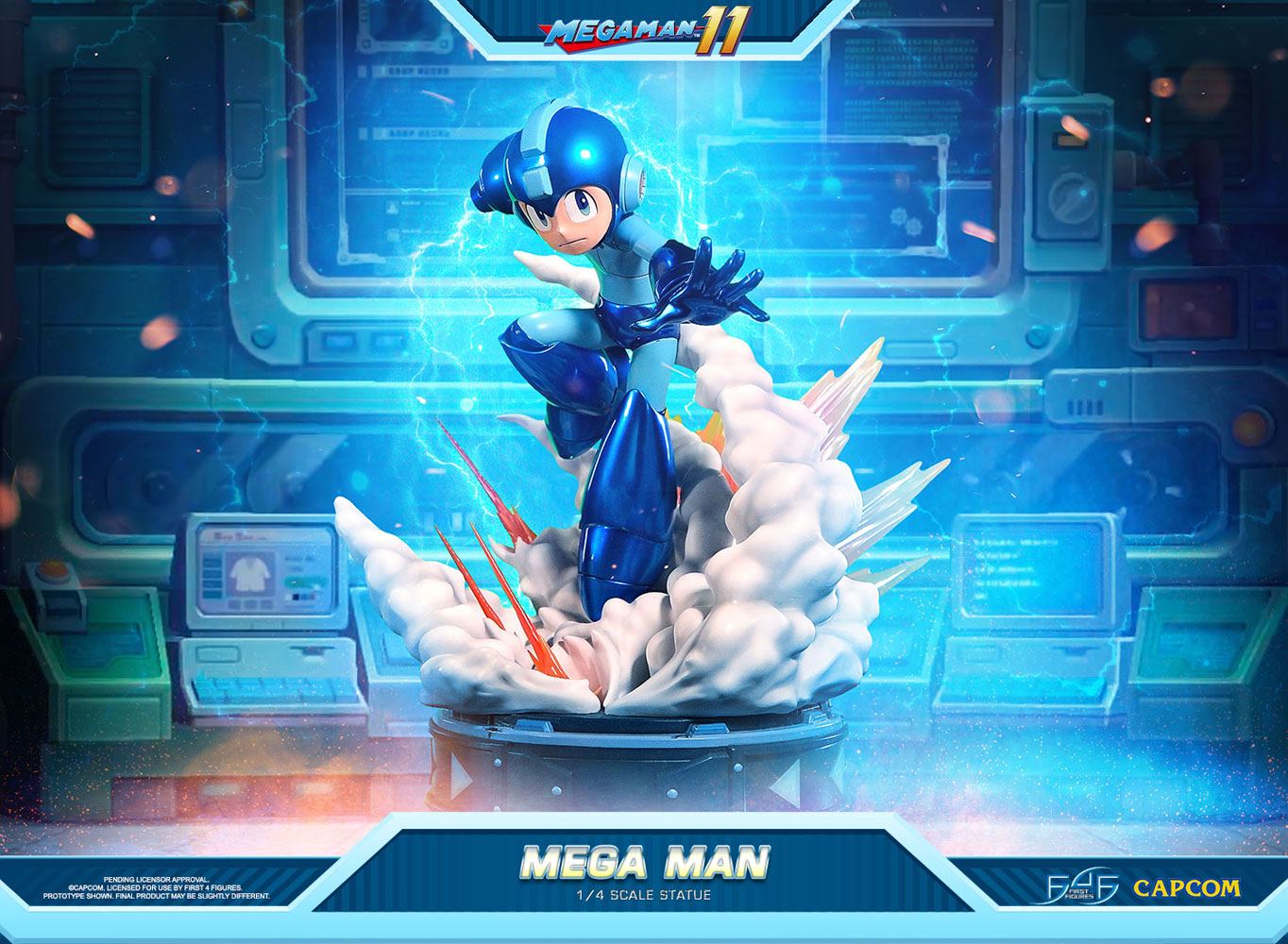 Megaman Mega Man 11 Statue 1/4 Mega Man by First 4 Figures
