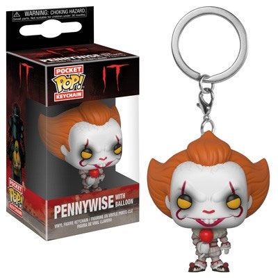 Stephen King's It 2017 Pocket POP! Vinyl Nøglering Pennywise with Balloon 4 cm