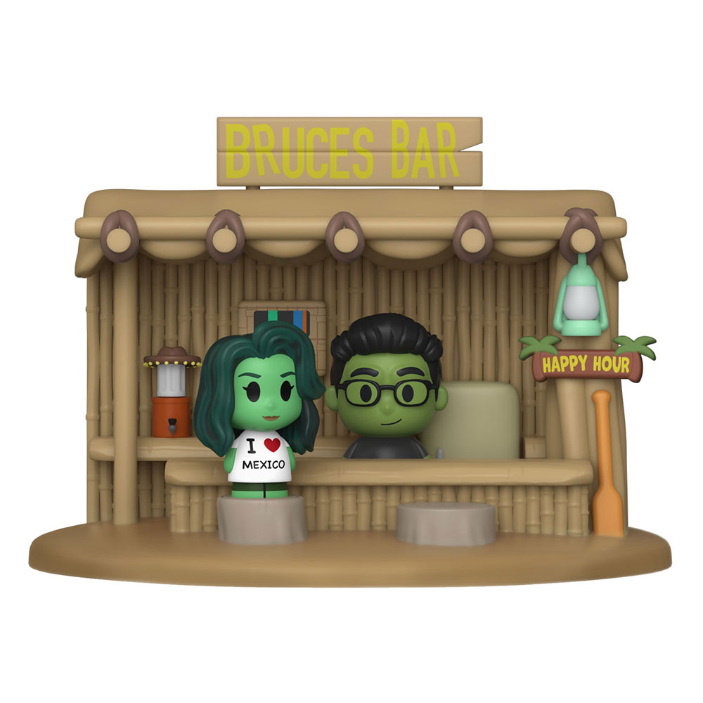 She-Hulk POP! Mini Moment Vinyl Figure Bar Scene 9 cm