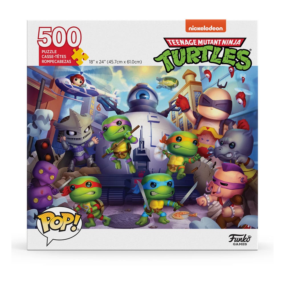 Teenage Mutant Ninja Turtles POP! Jigsaw Puzzle Collage (500 pieces)