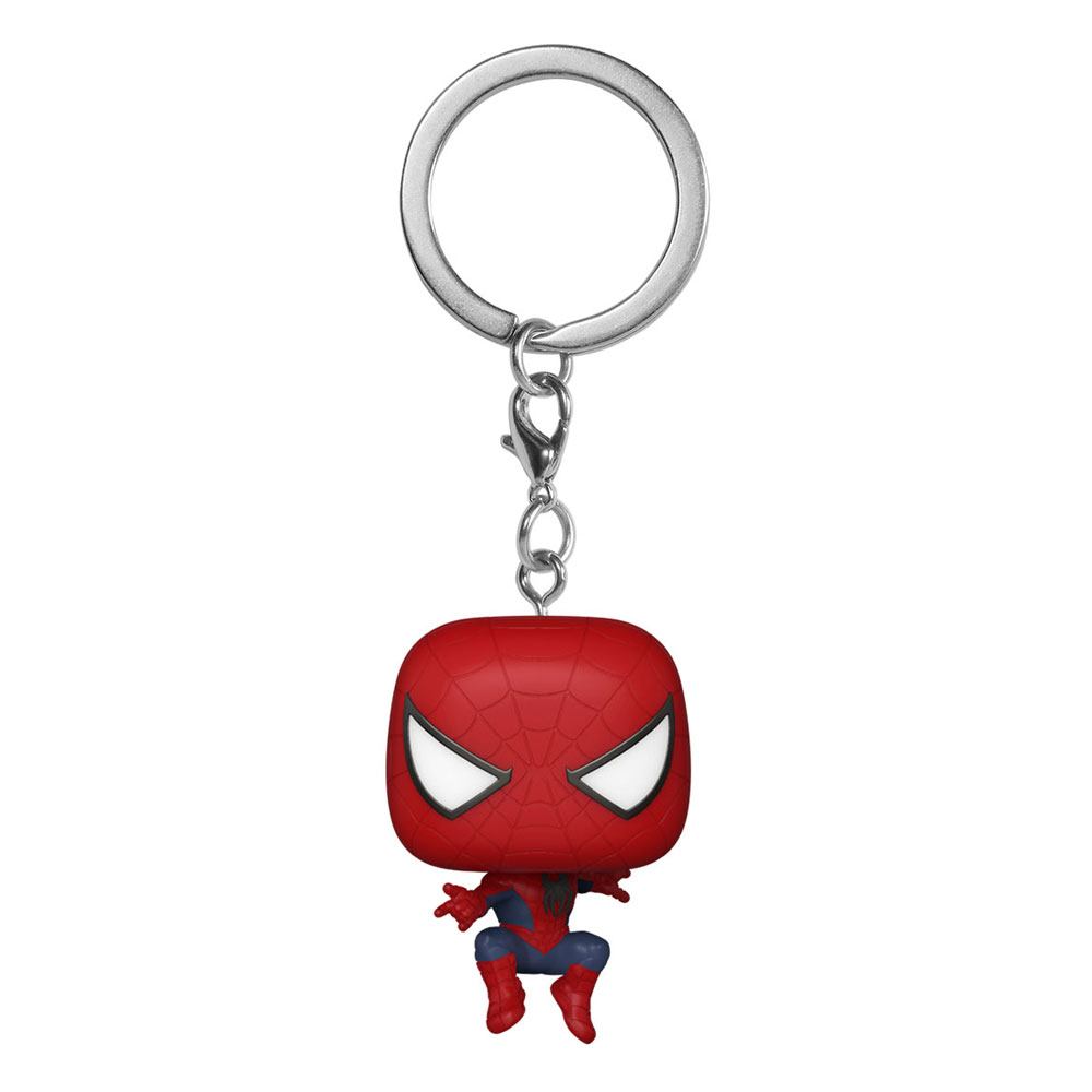 Funko Pocket Pop! Sleutelhanger: Spider-Man: No Way Home S3 - Friendly Neighborhood Leaping Spider-Man