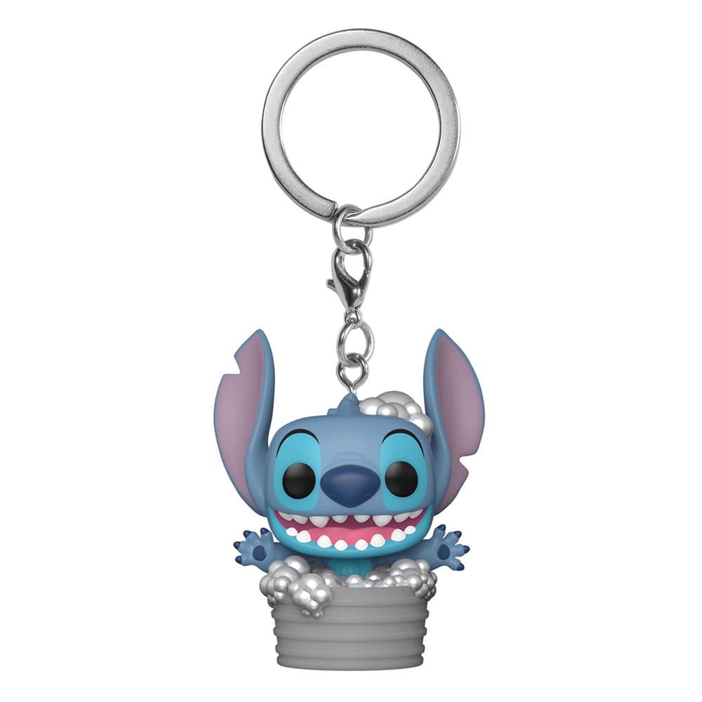 Disney POP! Vinyl Keychains 4 cm Stitch in bathtub Display (12)