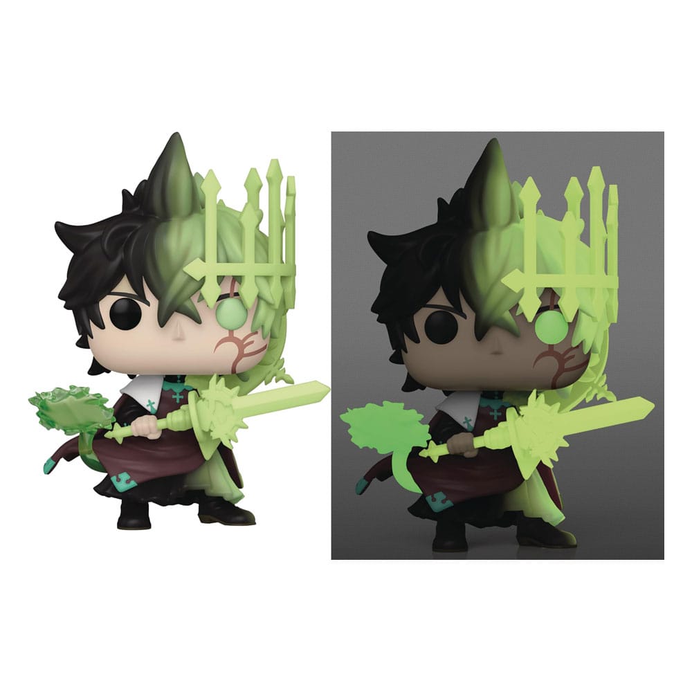 Funko POP! Yuno Spirit of Zephyr GITD 1422 Black CLover Exclusive