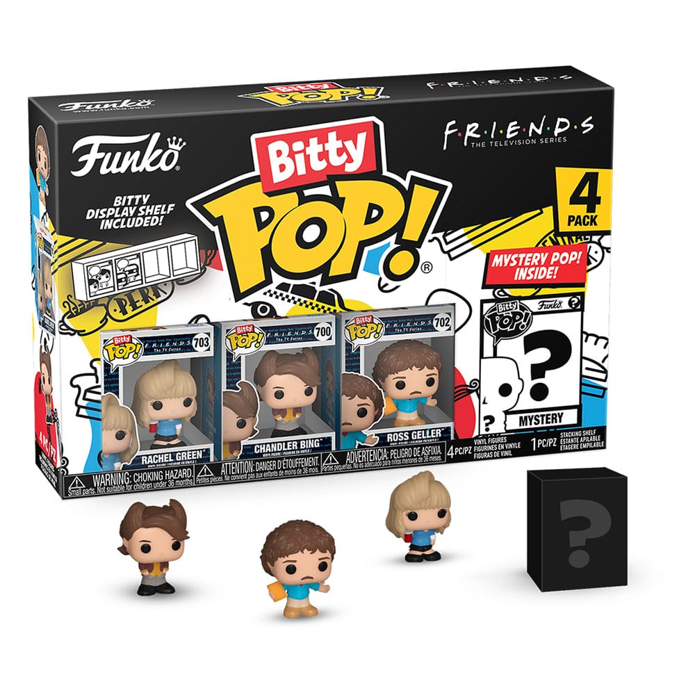 Funko Pop! Movies: Friends - Bitty Pop 4-pack 80's Rachel