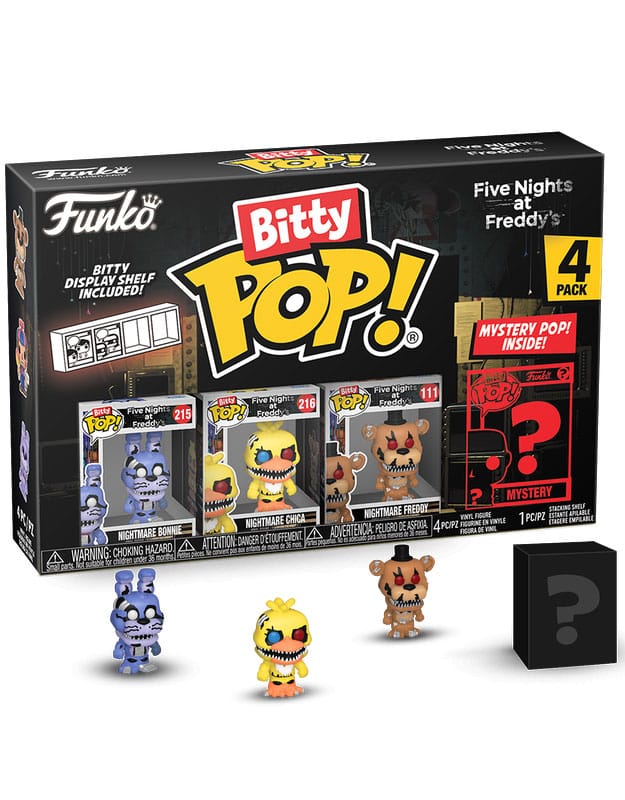 Five Nights at Freddy's Bitty POP! Vinyl Figure 4-Pack Display (12) 2,5 cm