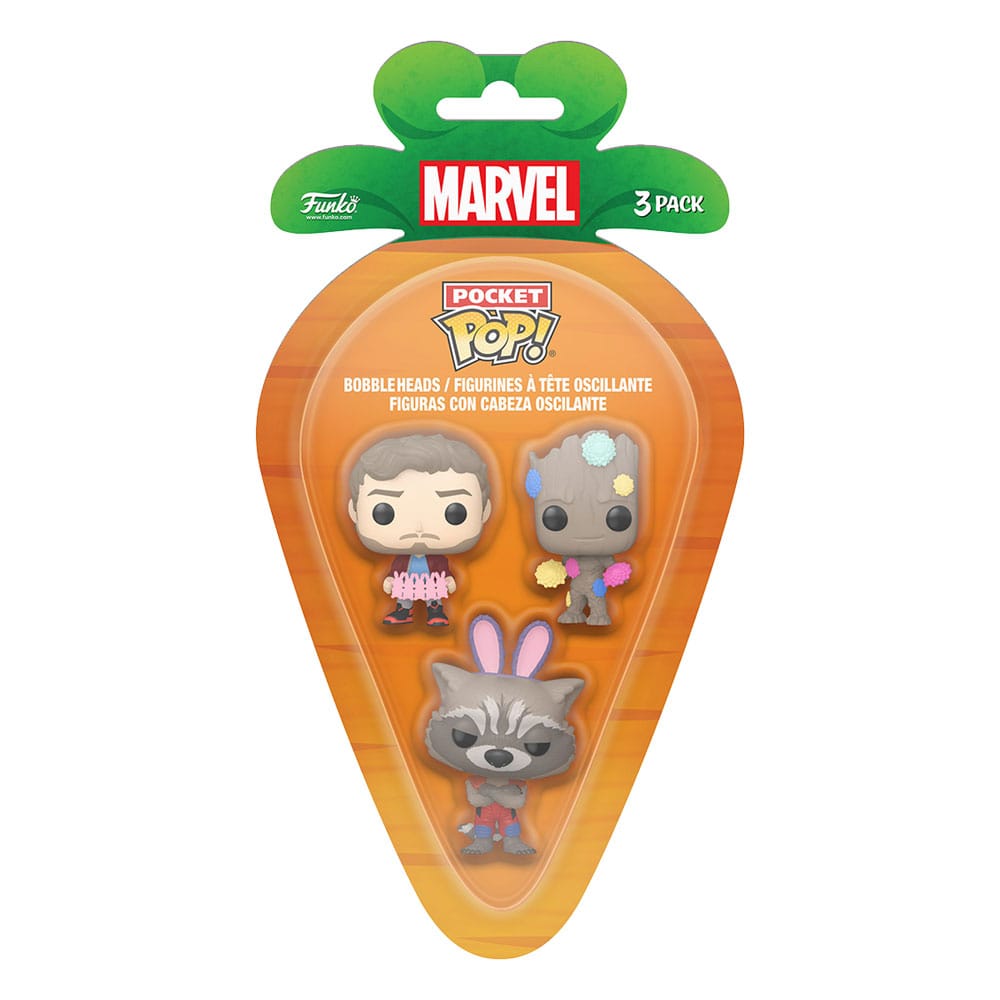 Marvel Pocket POP! Vinyl Figure 3-Pack GOTG 4 cm