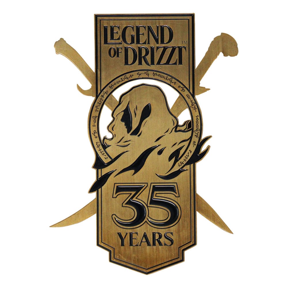 Dungeons & Dragons Metal Card 35th Anniversary Legend of Drizzt Limited Edition