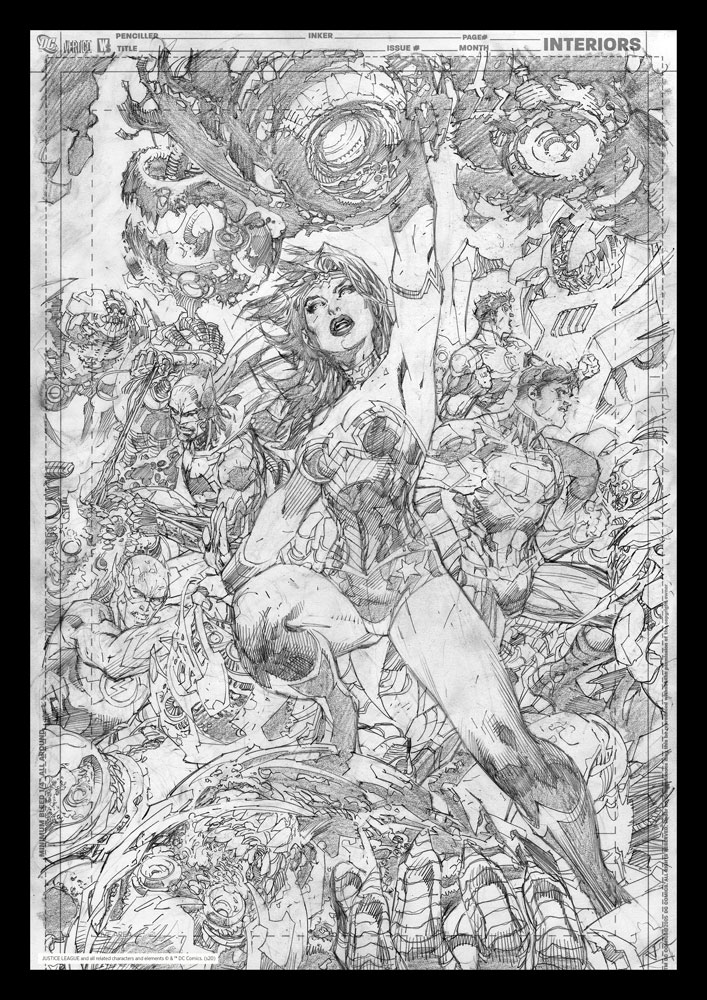 DC Comics Art Print Wonder Woman Comic Book 42 x 30 cm