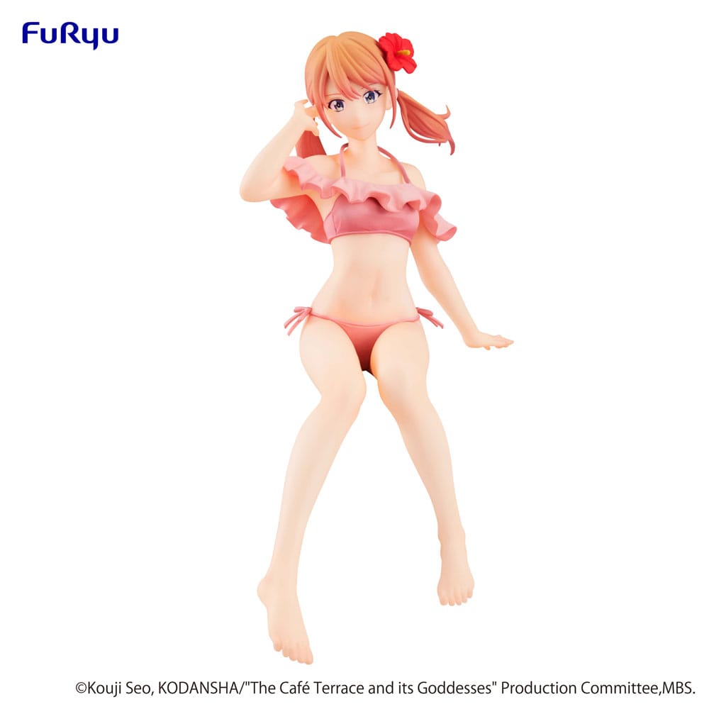 The Café Terrace and Its Goddesses Noodle Stopper PVC Statue Riho Tsukishima 14 cm