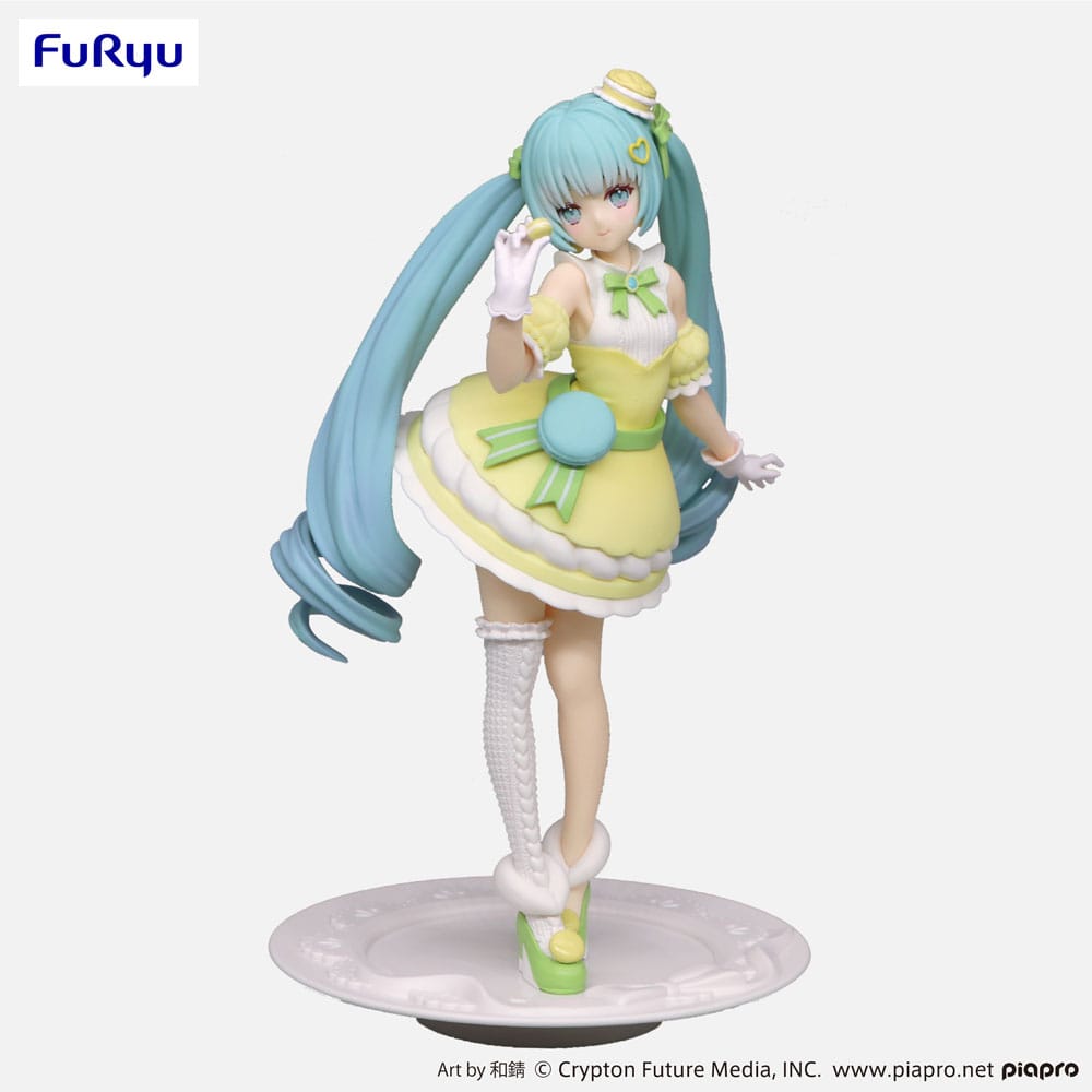 Hatsune Miku Exceed Creative PVC Statue SweetSweets Series Macaroon Citron Color Ver. 22 cm